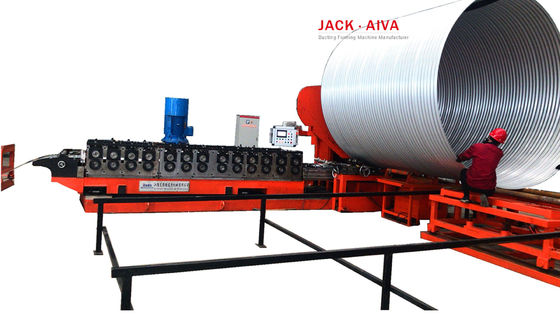 800 मिमी 6000 मिमी नालीदार पुलिया सर्पिल ट्यूब मशीन